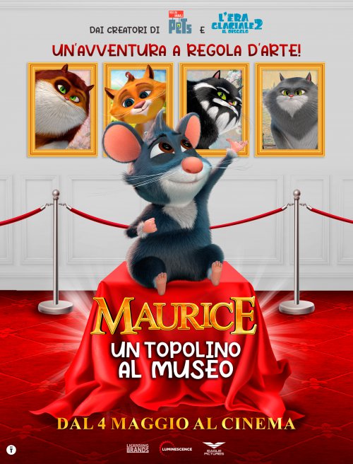 MAURICE UN TOPOLINO AL MUSEO (2023) Trailer ITALIANO del Film D’animazione Al Cinema YouTube
